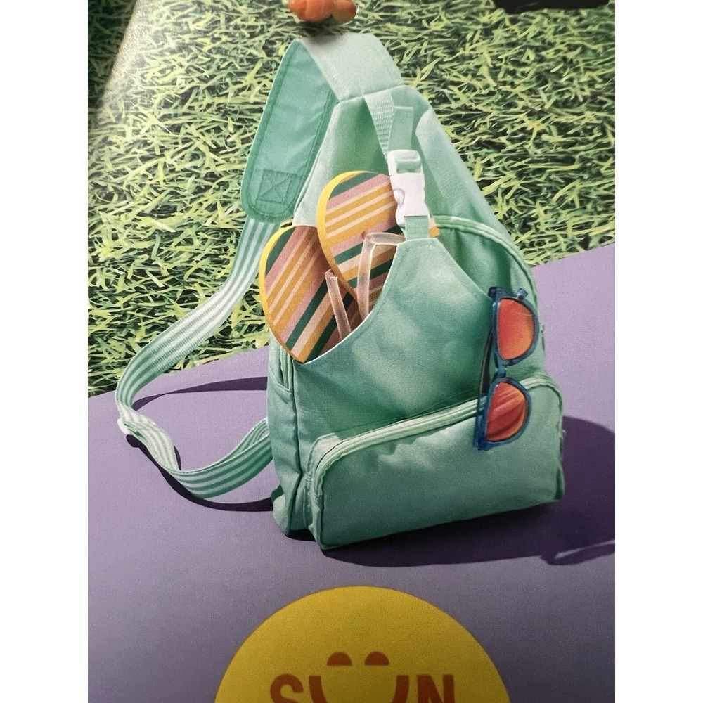 Sun Squad Sling Bag with pockets, Teal New‎